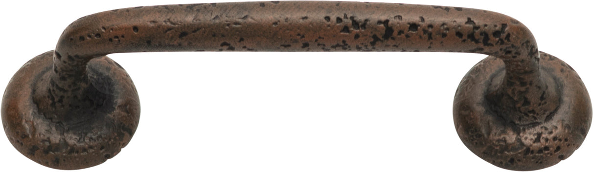 Atlas Homewares Olde World Pull 3 Inch (c-c) Rust