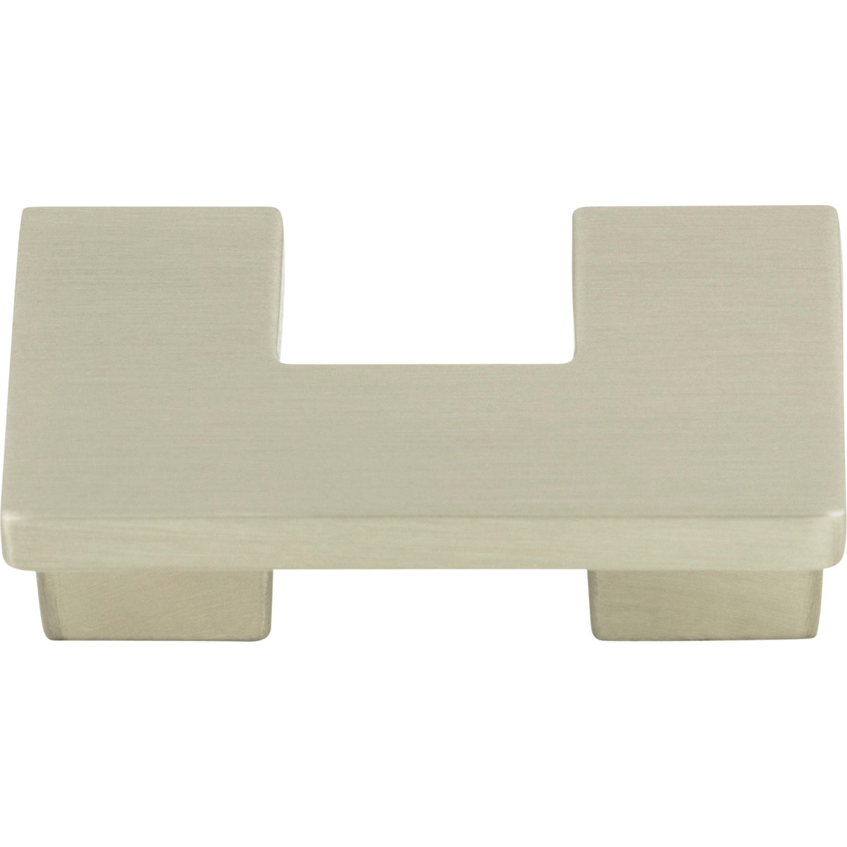 Atlas Homewares U Turn Knob 1 1/4 Inch (c-c) Brushed Nickel