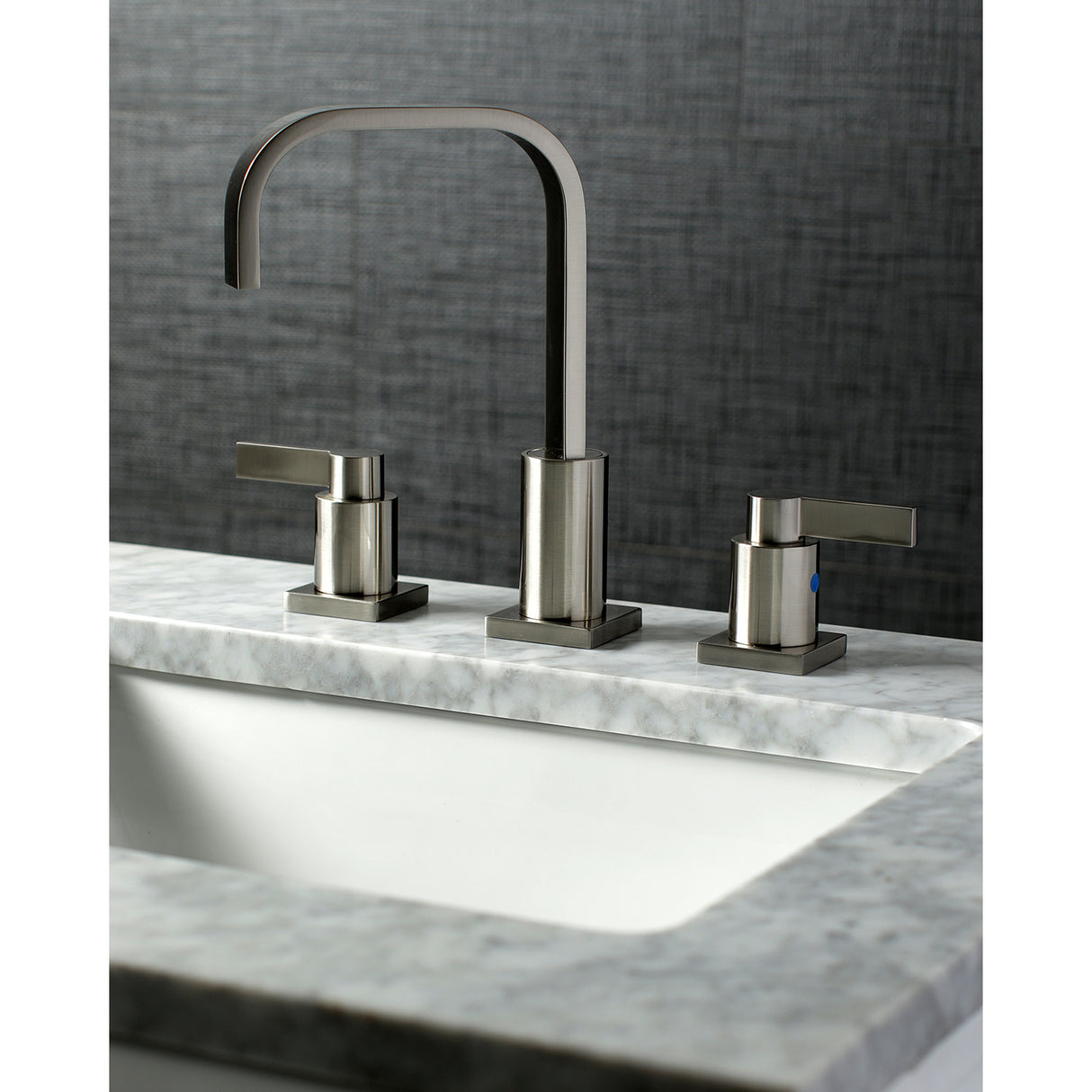 Fauceture FSC8968NDL NuvoFusion Widespread Bathroom Faucet, Brushed Nickel