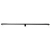 ALFI brand 59" Black Matte Stainless Steel Linear Shower Drain with Groove Holes