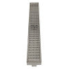 ALFI brand ABLD32D 32" Modern Stainless Steel Linear Shower Drain with Groove Lines