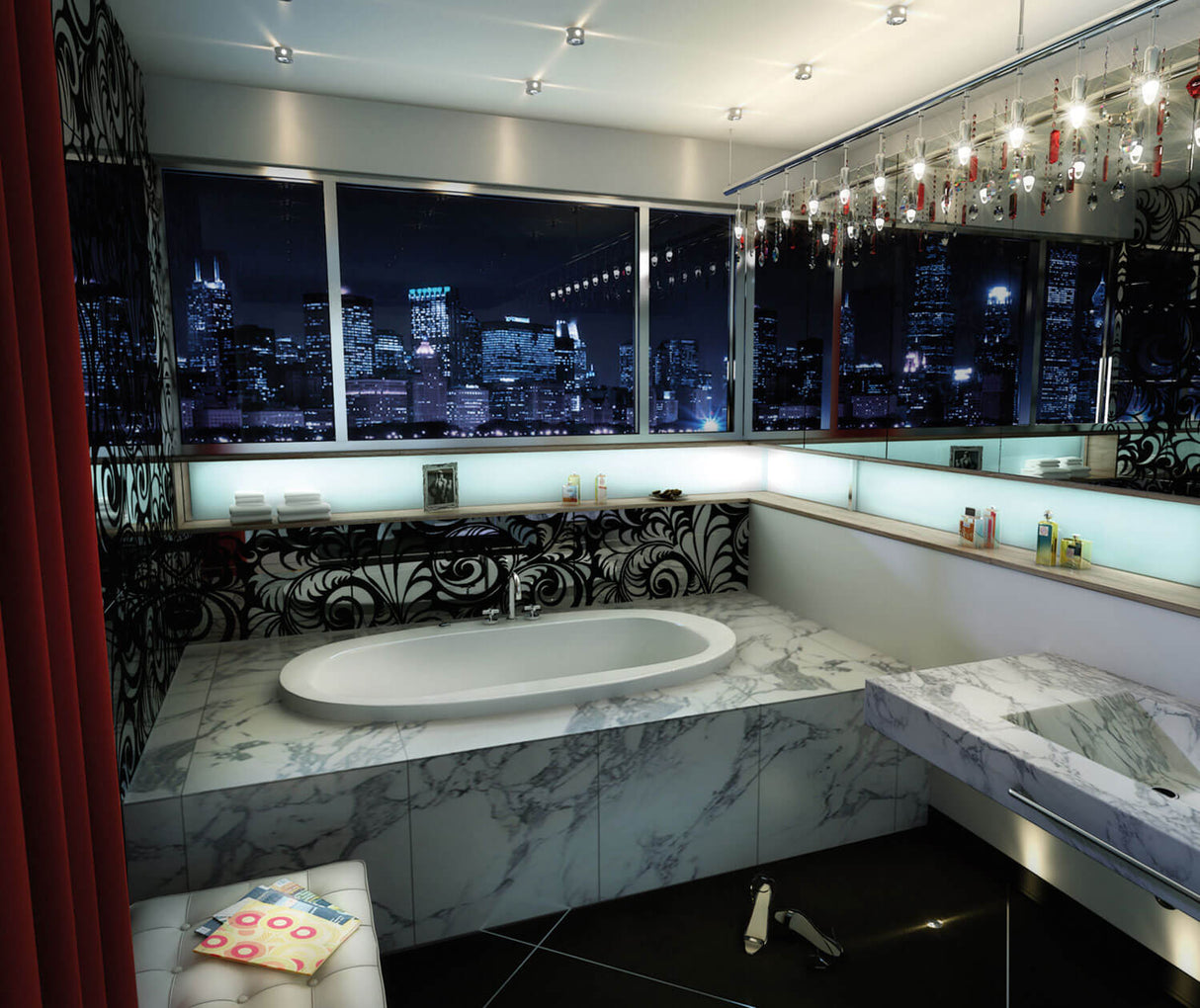 MAAX 105509-000-001-105 Jazz 66 x 36 Acrylic Drop-in Center Drain Bathtub in White