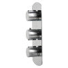 ALFI brand AB4101-PC Polished Chrome Concealed 4-Way Thermostatic Valve Shower Mixer /w Round Knobs