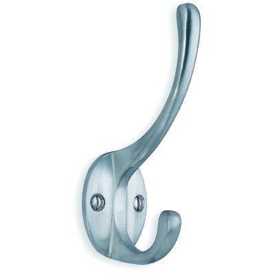 Smedbo Beslagsboden Hat and Coat Hook in Brushed Chrome