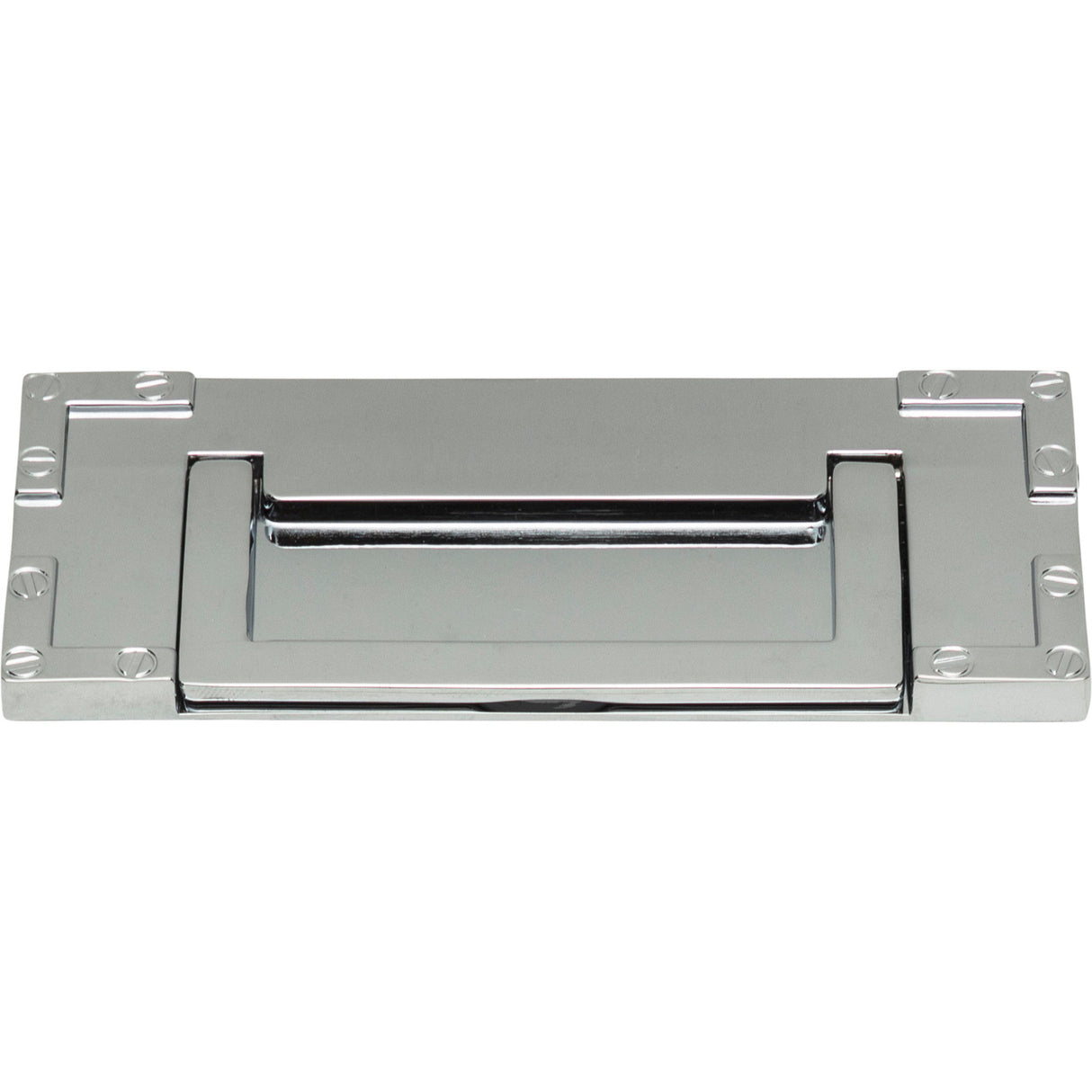 Atlas Homewares Campaign L-Bracket Drop Pull 3 Inch (c-c) Polished Chrome