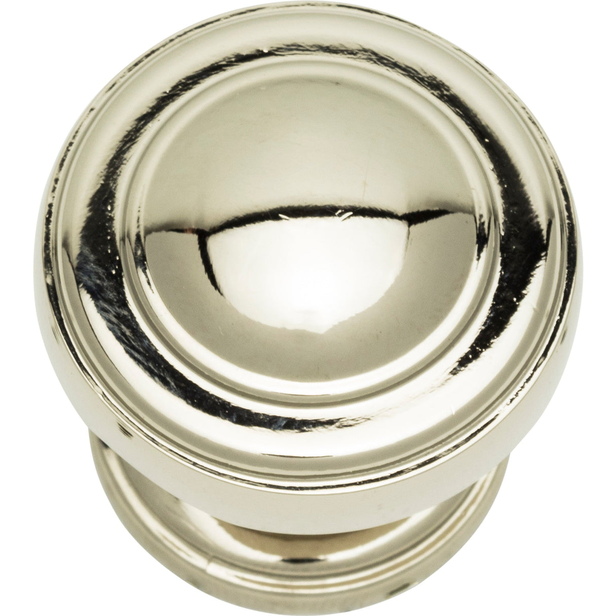 Atlas Homewares Bronte Knob 1 1/8 Inch Polished Nickel