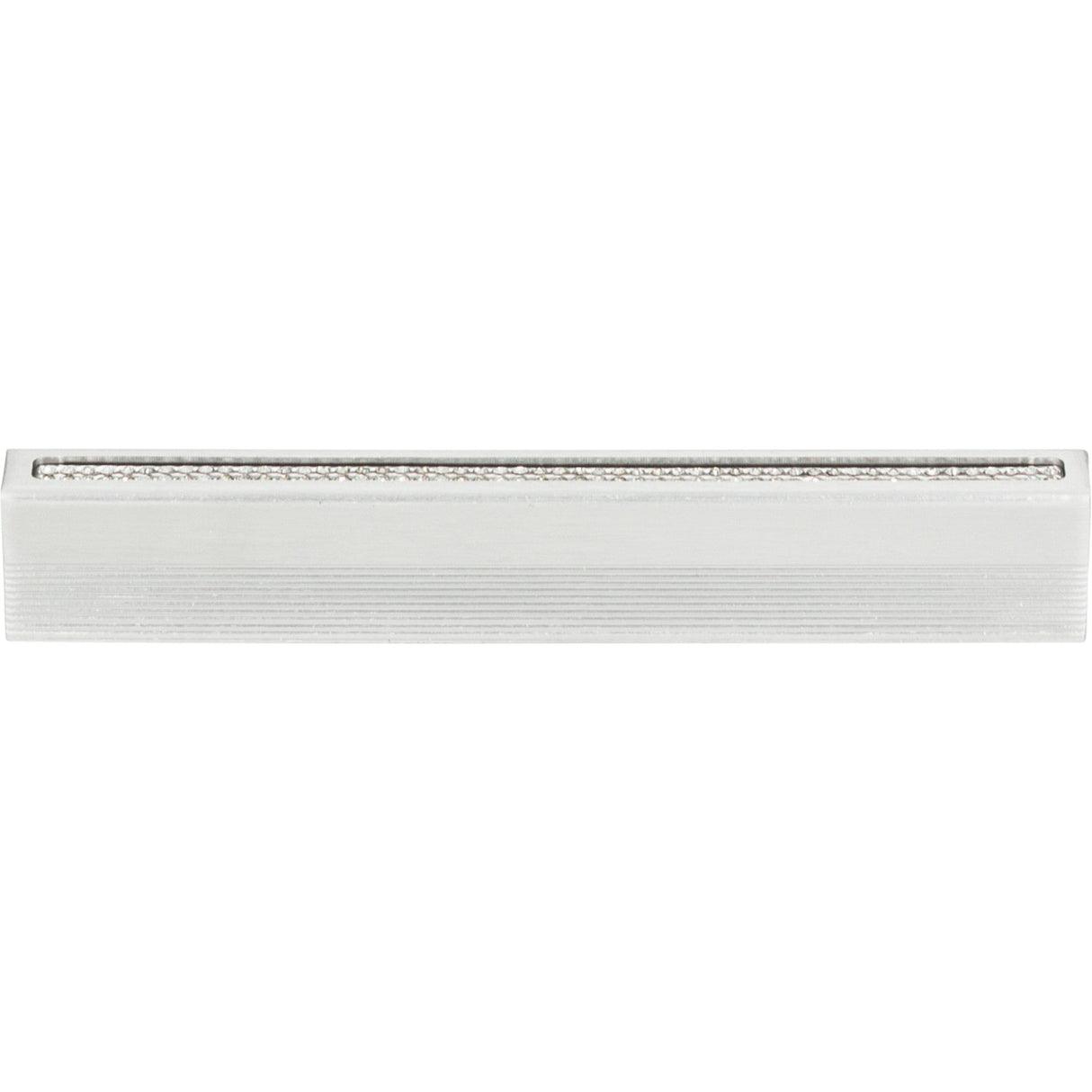 Atlas Homewares Crystal Inset Thin Pull 3 3/4 Inch (c-c) Matte Chrome