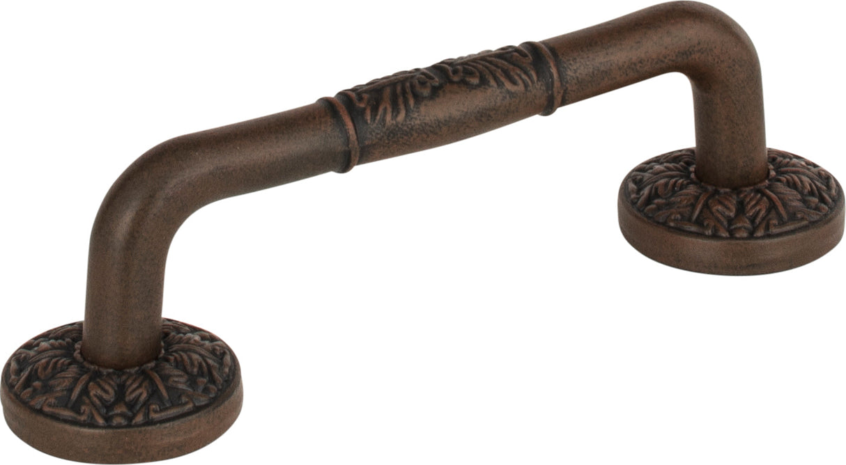Atlas Homewares Hammered Medallion Pull 3 Inch (c-c) Rust
