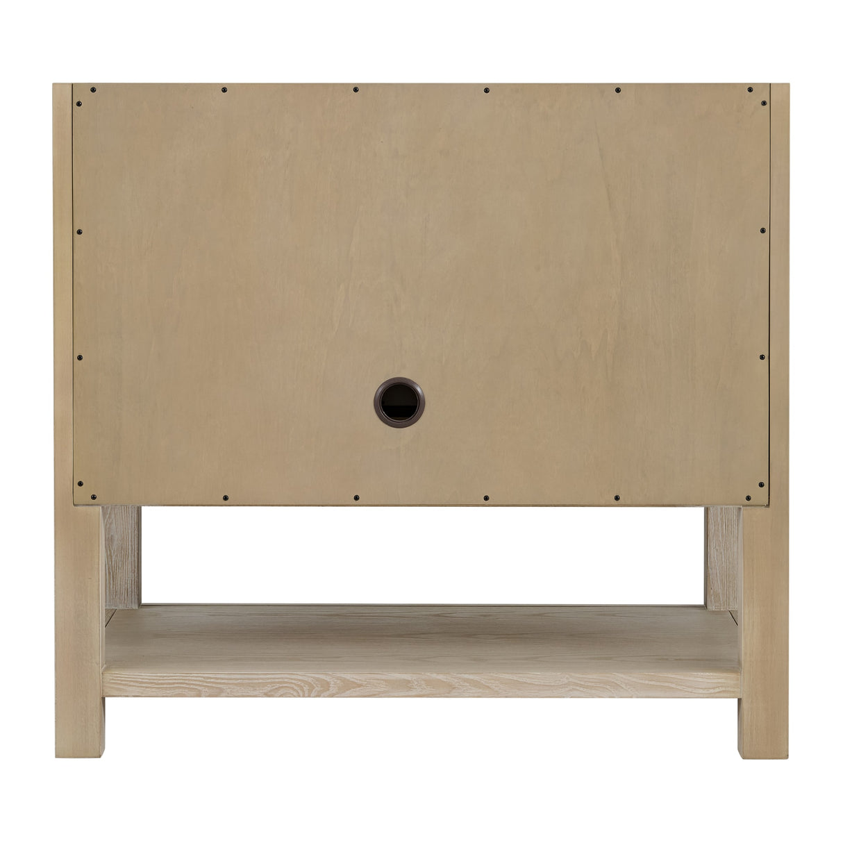 Breckenridge 36" Single Vanity, Whitewashed Oak, w/ 3 CM Siberian Silestone Top