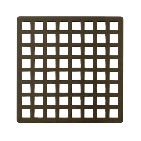 Infinity Drain QS 5 5” Strainer - Squares Pattern for Q 5, QD 5, QDB 5