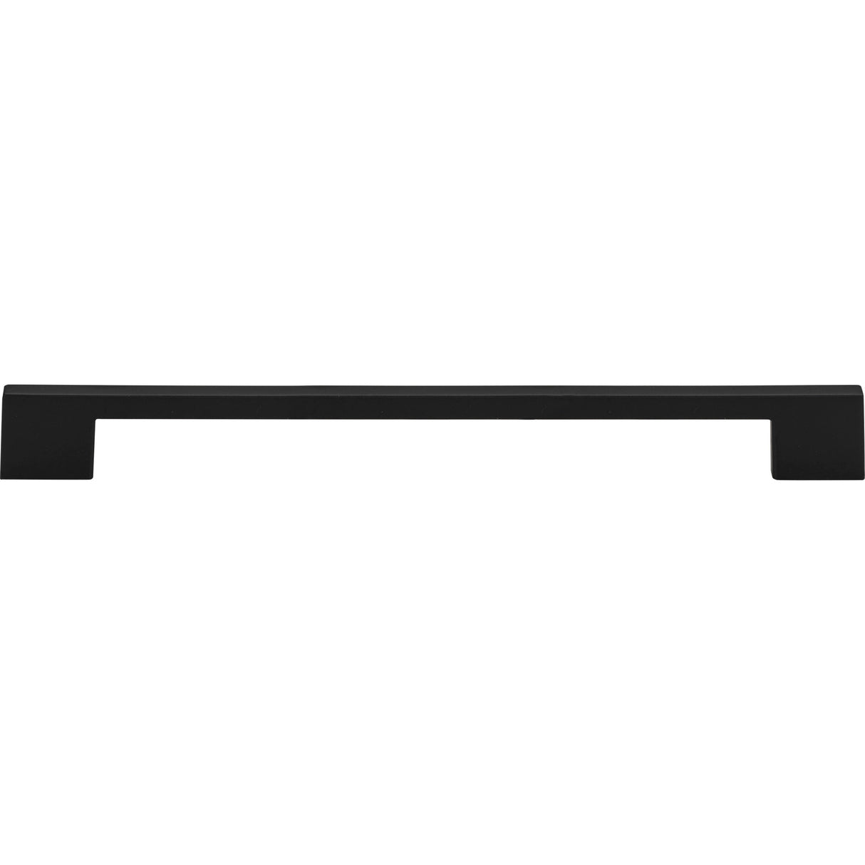 Atlas Homewares Thin Square Pull 11 5/16 Inch (c-c) Matte Black