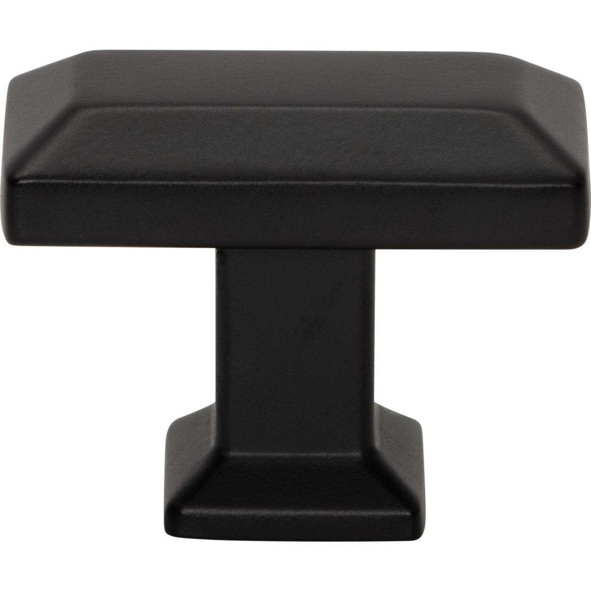 Atlas Homewares Sweetbriar Lane Rectangle Knob 1 3/8 Inch Matte Black