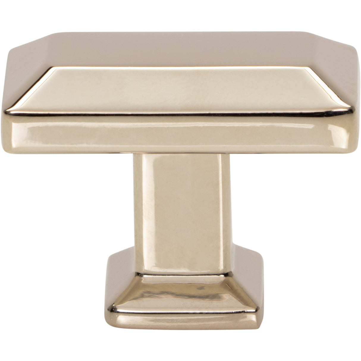 Atlas Homewares Sweetbriar Lane Rectangle Knob 1 3/8 Inch Polished Nickel