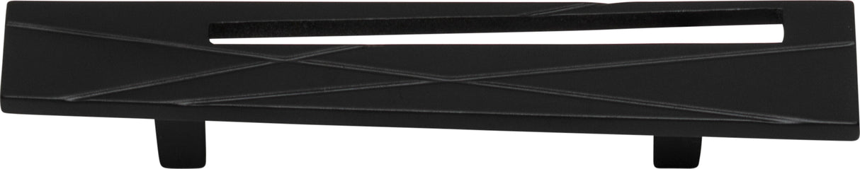 Atlas Homewares Modernist Right Pull 3 Inch (c-c) Matte Black