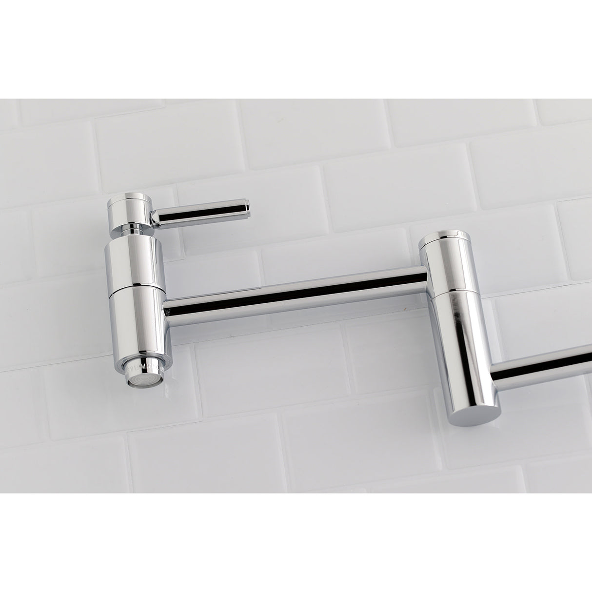 Kingston Brass KS8101DL Concord Wall Mount Pot Filler Kitchen Faucet, Polished Chrome