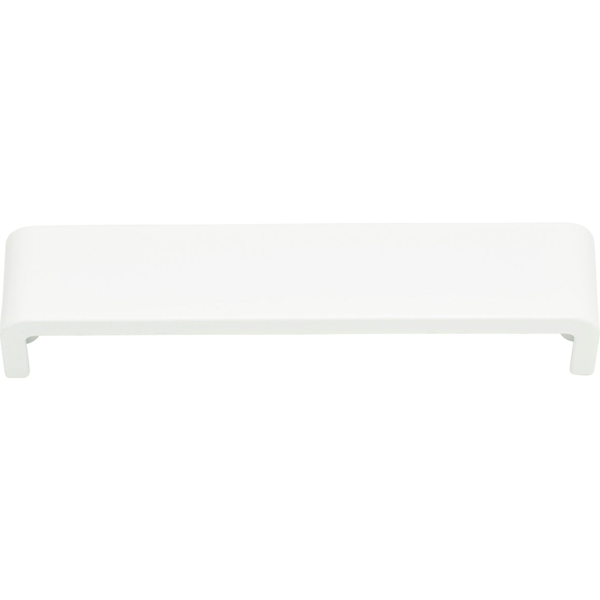 Atlas Homewares Platform Pull 6 5/16 Inch (c-c) High White Gloss