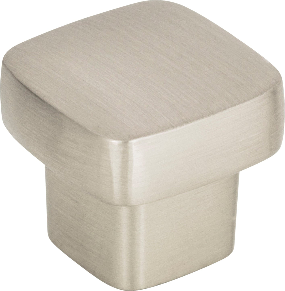 Atlas Homewares Chunky Square Knob Small 1 Inch Brushed Nickel