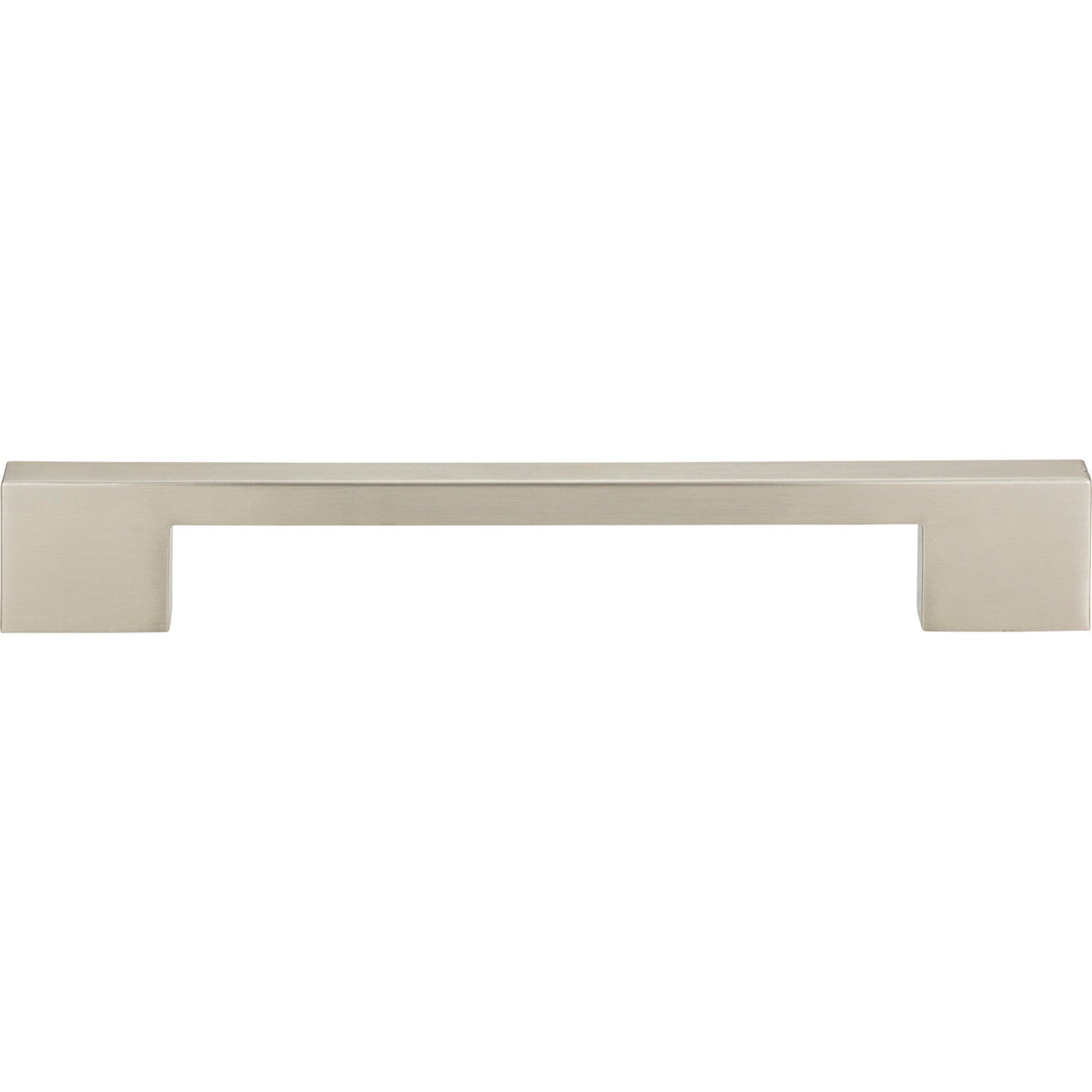 Atlas Homewares Thin Square Pull 7 9/16 Inch (c-c) Brushed Nickel