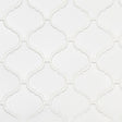 Retro bianco arabesque 9.84X10.63 porcelain mesh mounted mosaic tile SMOT-PT-RETBIA-ARABESQUEM product shot multiple tiles angle view