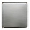 ALFI brand 12 x 12 Polished Stainless Steel Square Single Shelf Bath Shower Niche