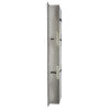 ALFI brand 8 x 36 Brushed Stainless Steel Vertical Triple Shelf Bath Shower Niche