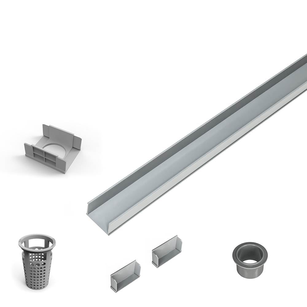 Infinity Drain RG 6560 60" PVC Component Only Kit for S-AG 65, S-DG 65, and S-TIF 65 series