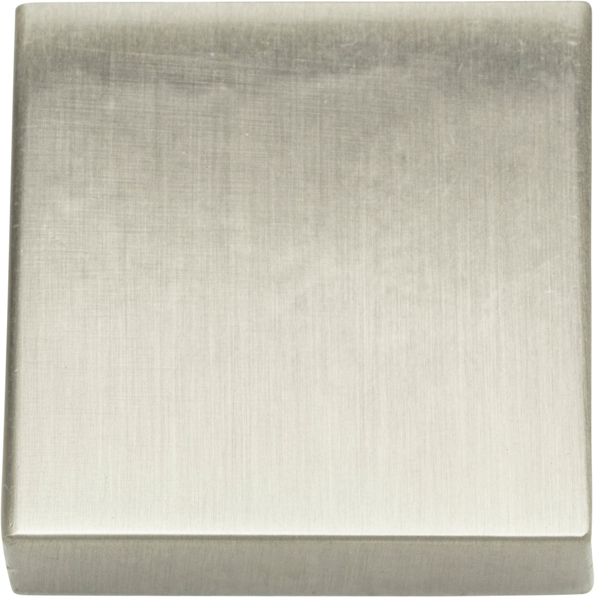 Atlas Homewares Thin Square Knob 1 1/4 Inch Brushed Nickel