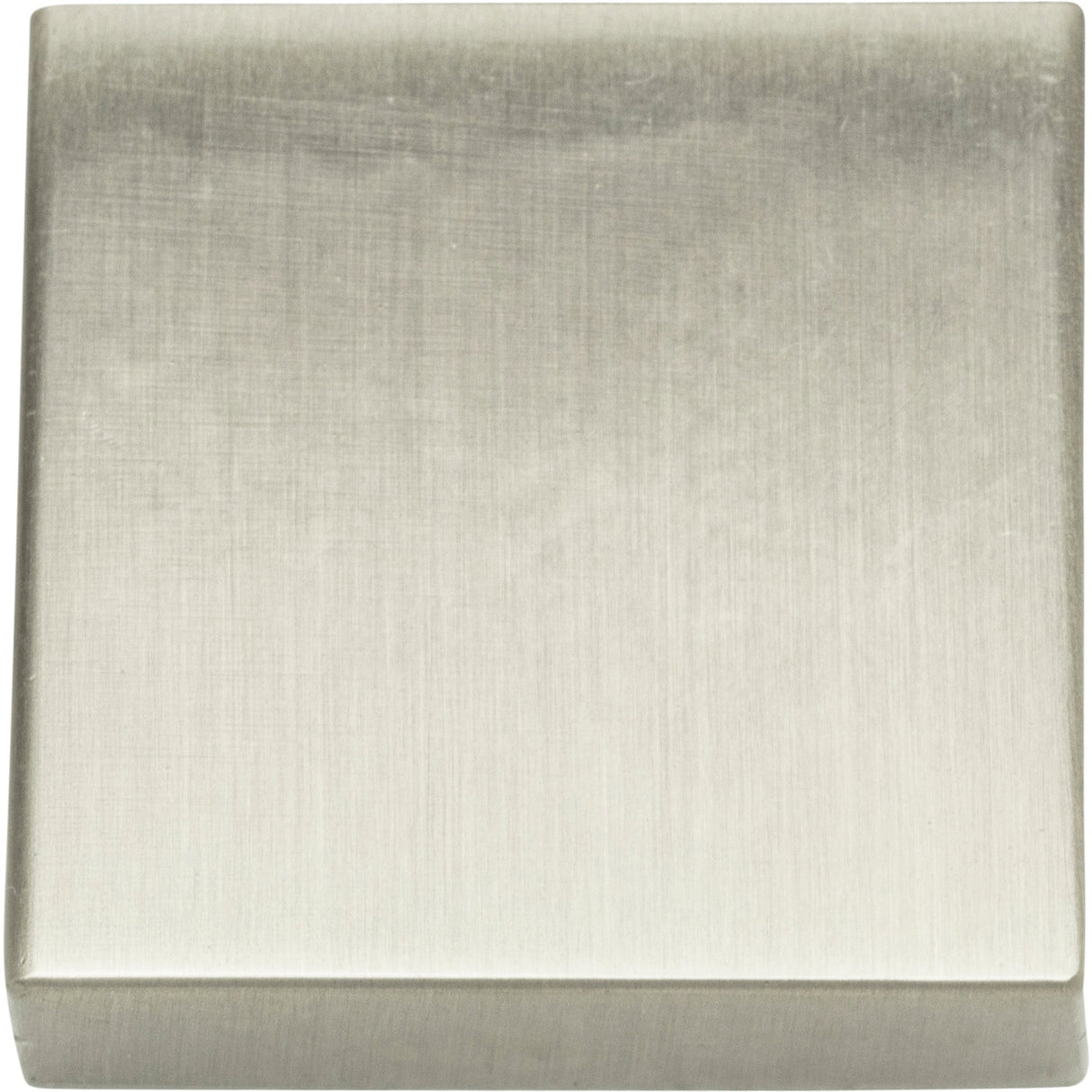Atlas Homewares Thin Square Knob 1 1/4 Inch Brushed Nickel