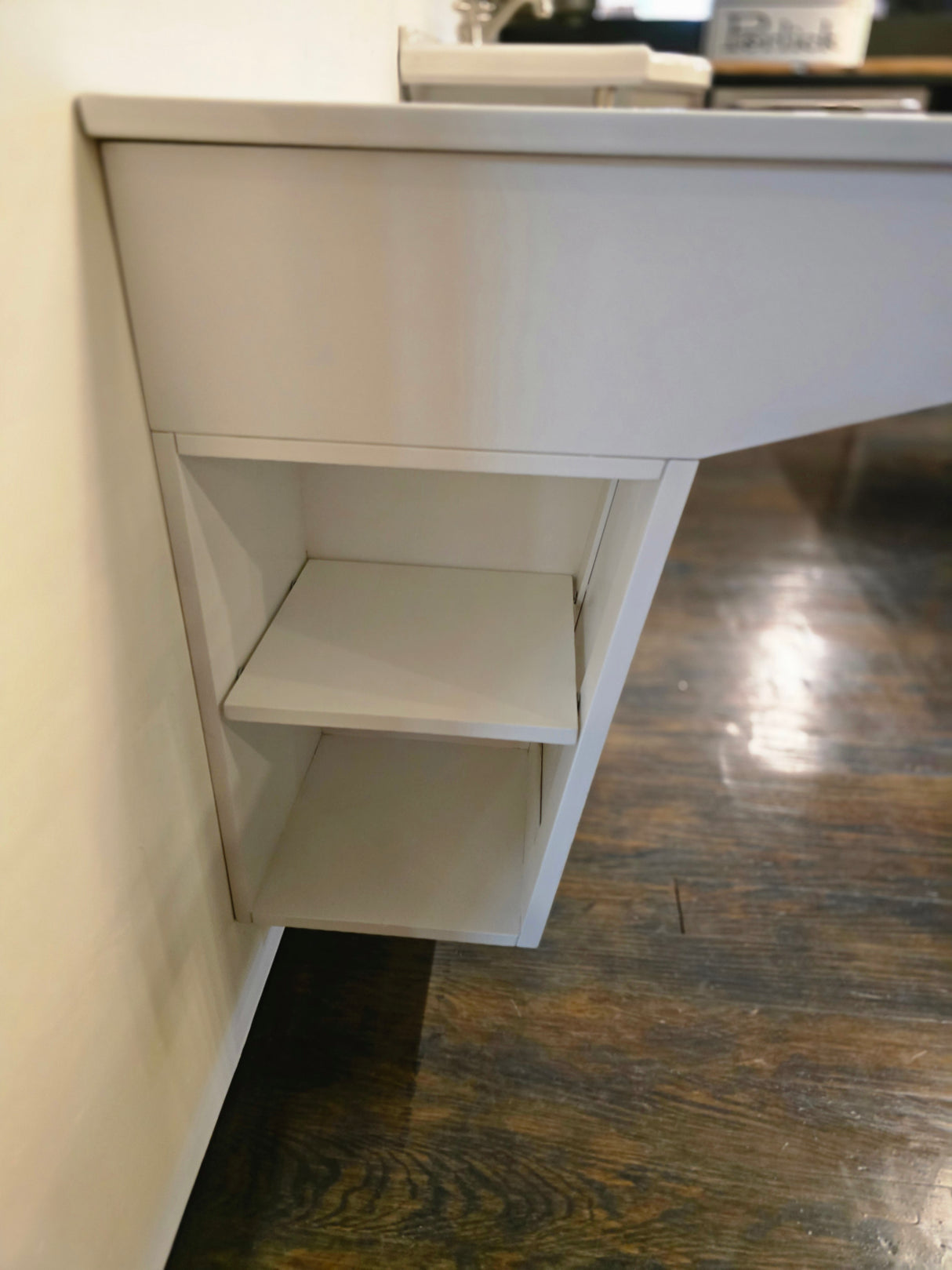 Fairmont Shaker Americana 36" Polar White Wall Mount Vanity /w 37" Swiss Madison top