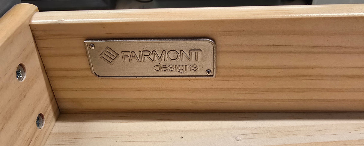 60" Fairmont Designs Vanity with Sahara Sky Granite Top and Gerber Brushed Nickel Faucet