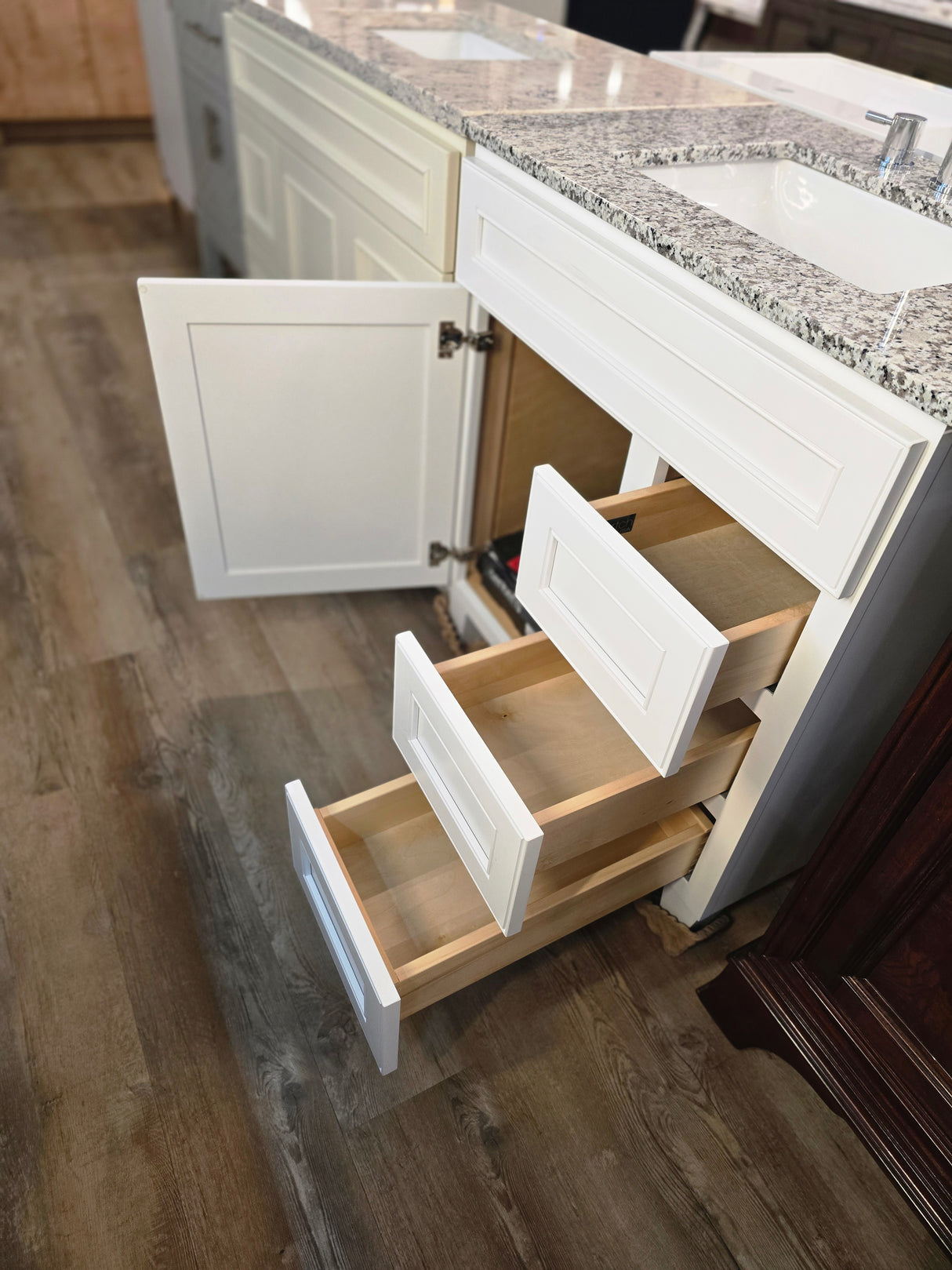 30" Bertch Vanity Set with Granite Top and Polished Chrome Faucet