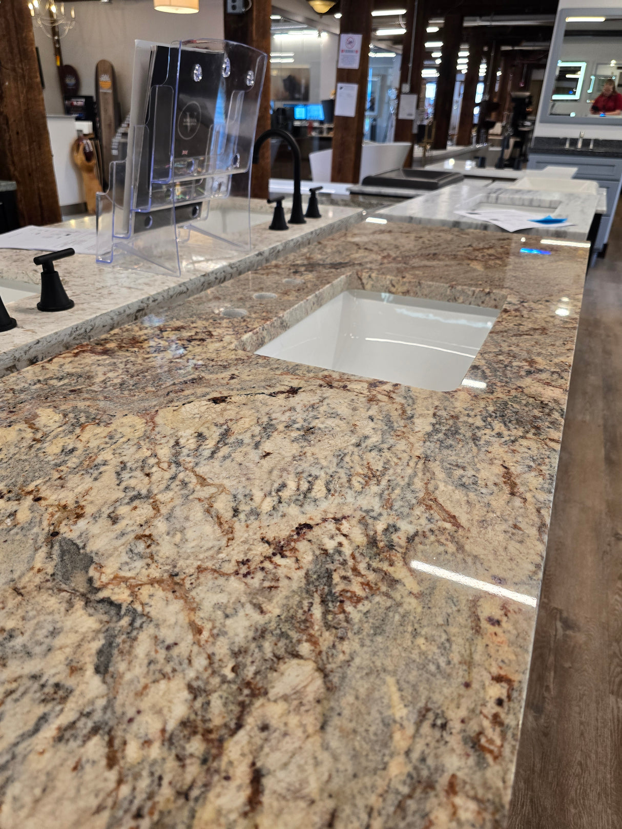 60" Fairmont Designs Medium Grey Vanity with Typhoon Bordeaux Countertop