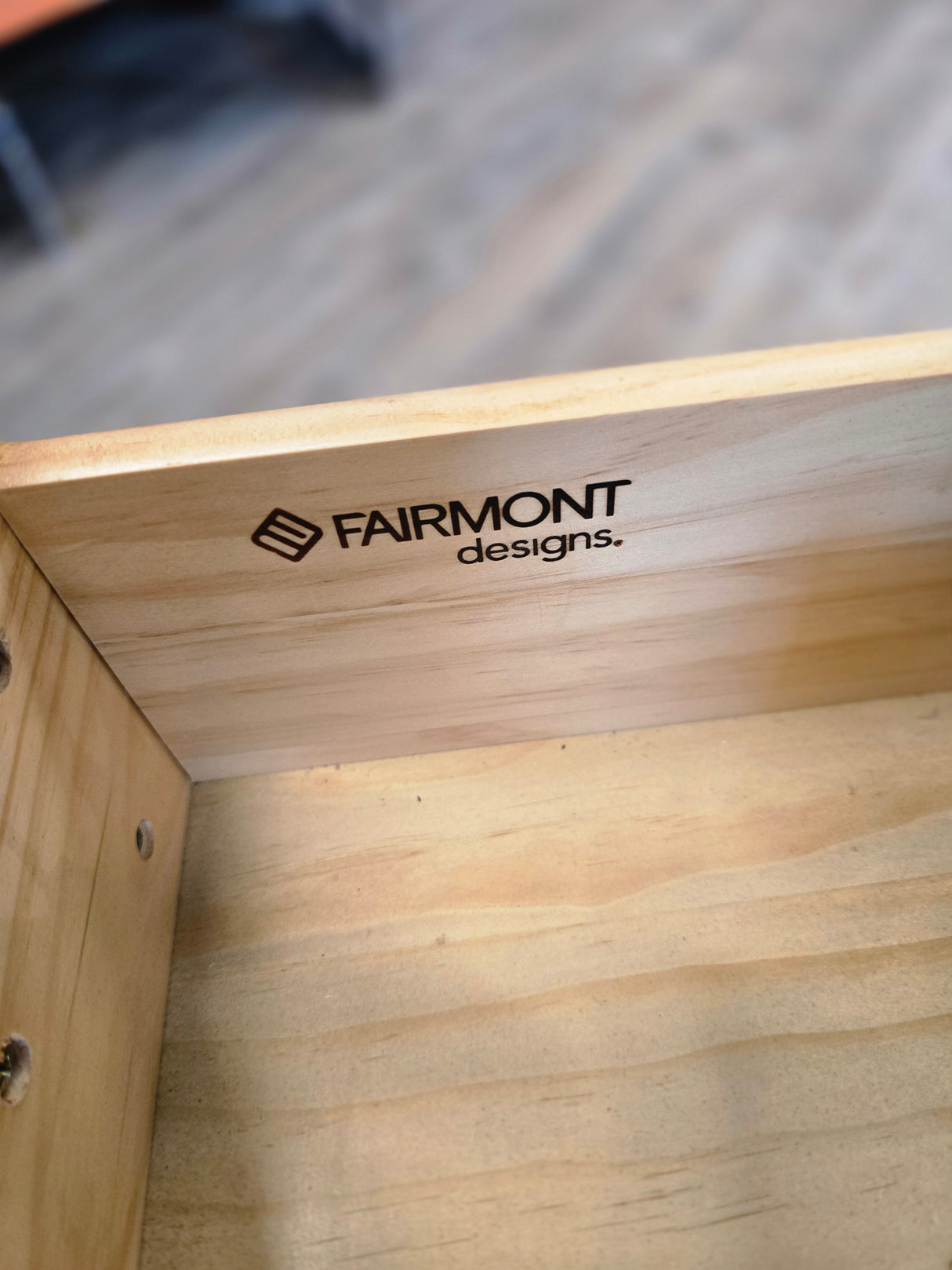 24" Fairmont Vanity in Espresso with Fairmont Ceramic Counter and Brushed Nickel Faucet with Fastened Knobs