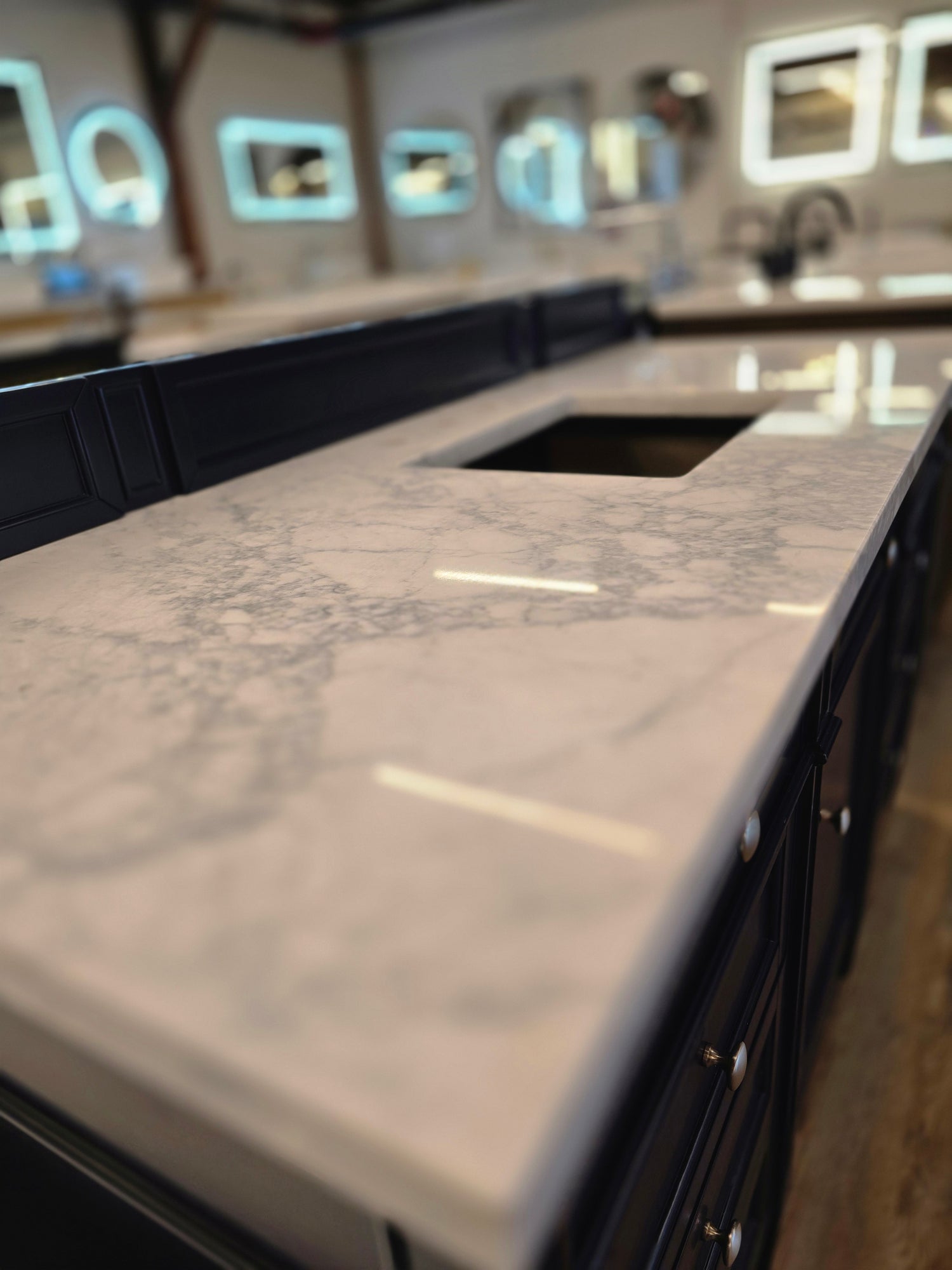 James Martin Vanities Brittany 60" Single Basin Vanity Cabinet w/3CM Top & Mirror