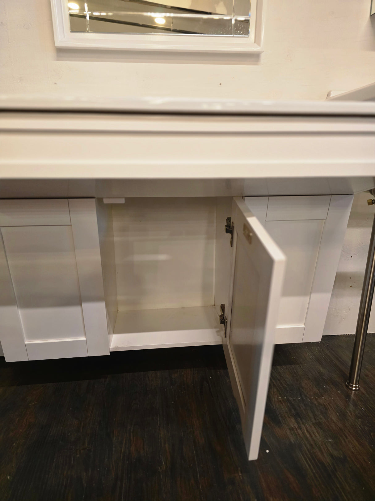 Fairmont Shaker Americana 36" Polar White Wall Mount Vanity /w 37" Swiss Madison top