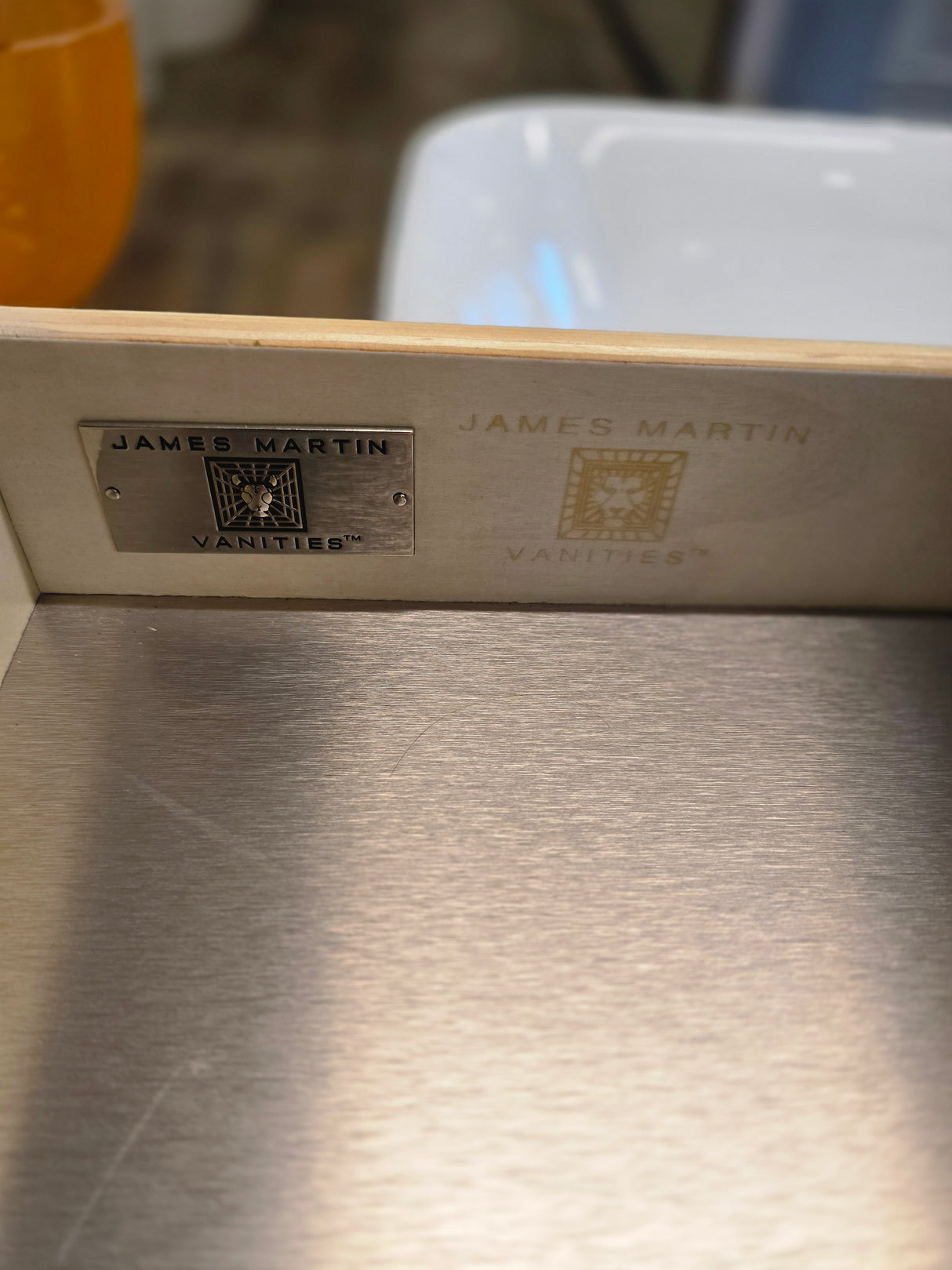 James Martin Vanities Brittany 60" Single Basin Vanity Cabinet w/3CM Top & Mirror