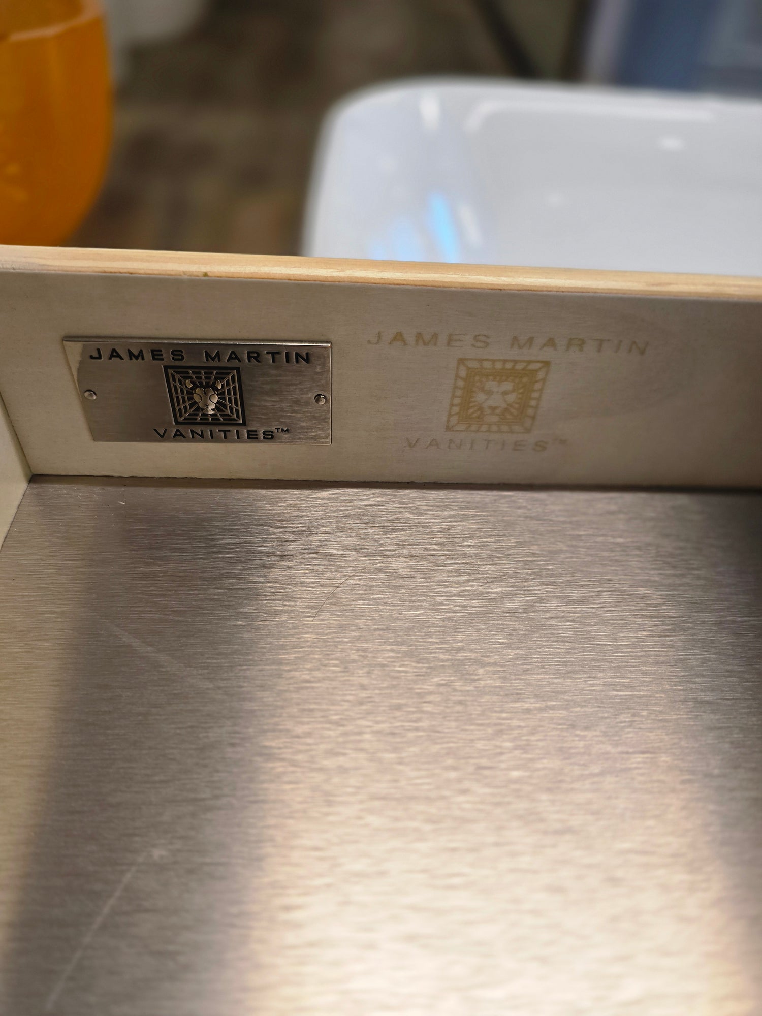 James Martin Vanities Brittany 60" Single Basin Vanity Cabinet w/3CM Top & Mirror