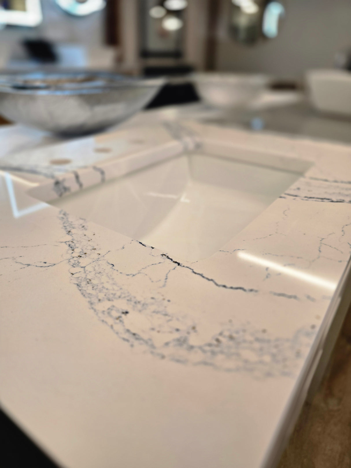 30" Bertch White Shaker Vanity Set with Cambria Portrush Quartz Top