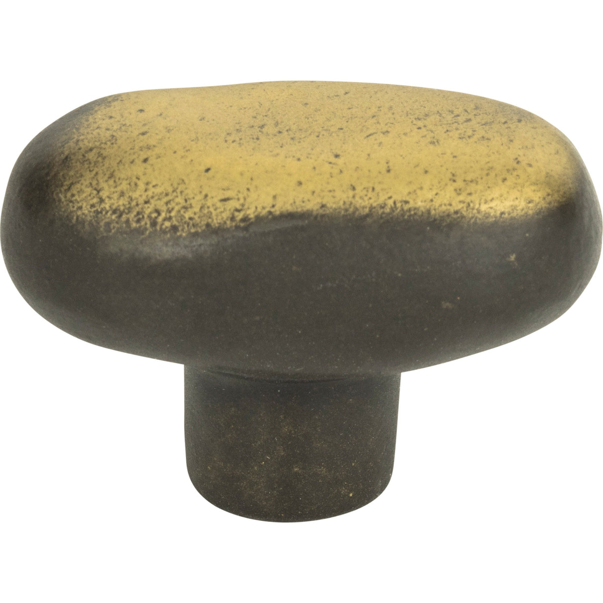 Atlas Homewares Distressed Oval Knob 1 11/16 Inch Antique Bronze