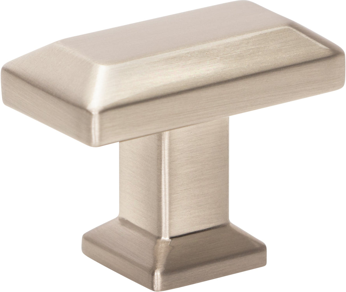 Atlas Homewares Sweetbriar Lane Rectangle Knob 1 3/8 Inch Brushed Nickel