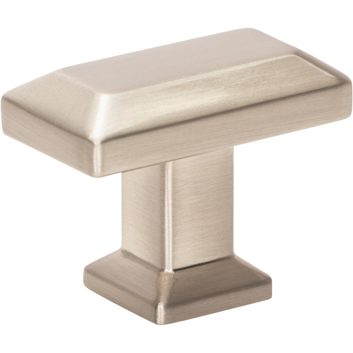 Atlas Homewares Sweetbriar Lane Rectangle Knob 1 3/8 Inch Brushed Nickel