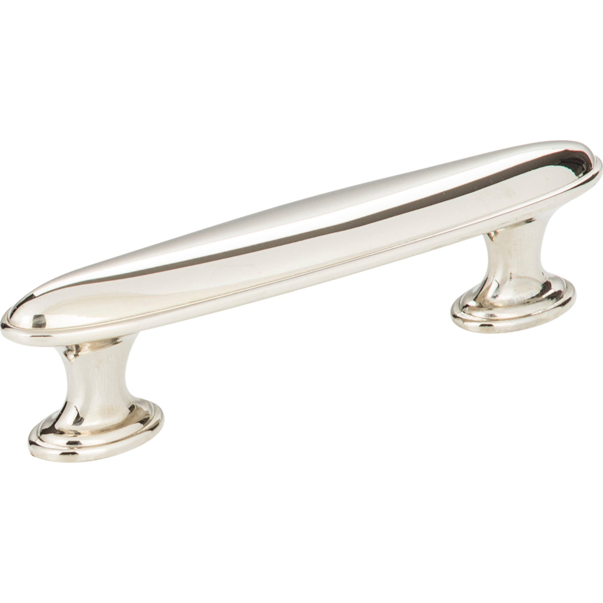 Atlas Homewares Austen Oval Pull 3 Inch (c-c) Polished Nickel