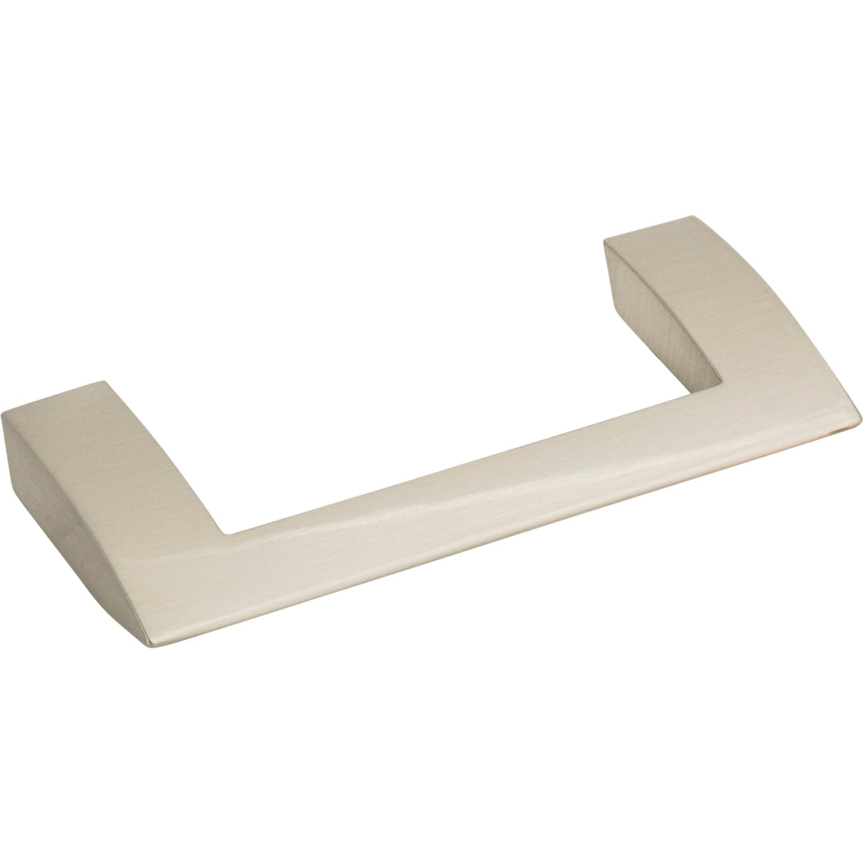 Atlas Homewares Angled Drop Pull 3 3/4 Inch (c-c) Brushed Nickel