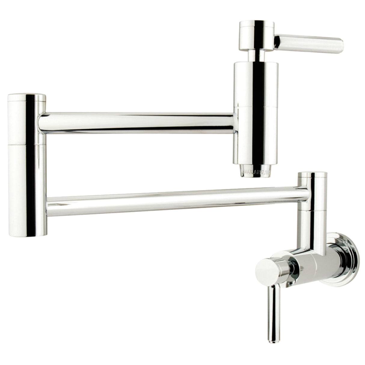 Kingston Brass KS8101DL Concord Wall Mount Pot Filler Kitchen Faucet, Polished Chrome