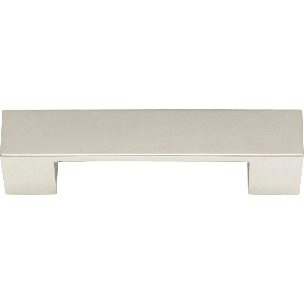 Atlas Homewares Wide Square Pull 3 3/4 Inch (c-c) Polished Nickel
