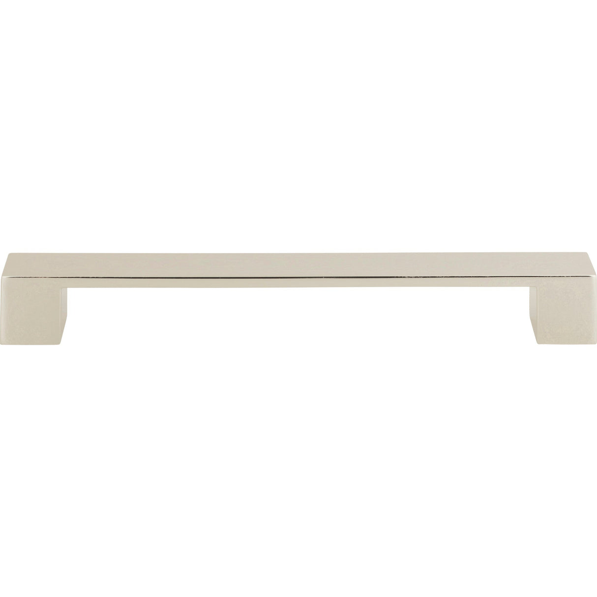 Atlas Homewares Wide Square Pull 7 9/16 Inch (c-c) Polished Nickel