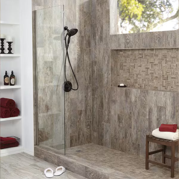 Montagna Rustic Bay 6 in. x 24 in. Glazed Porcelain Floor and Wall Tile (14.53 sq. ft. /case)