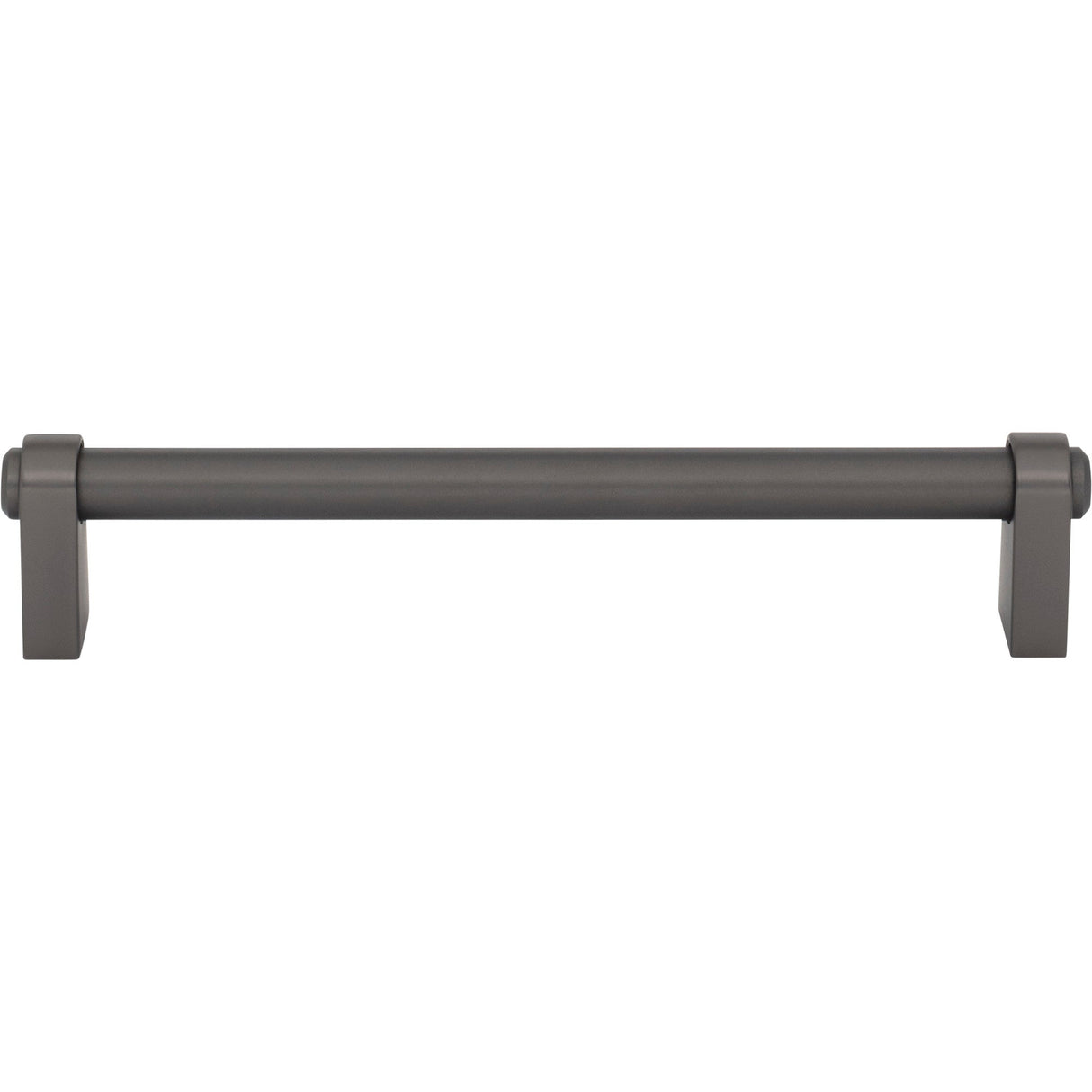 Top Knobs TK3212 Lawrence Pull 6 5/16 Inch Center to Center - Flat Black