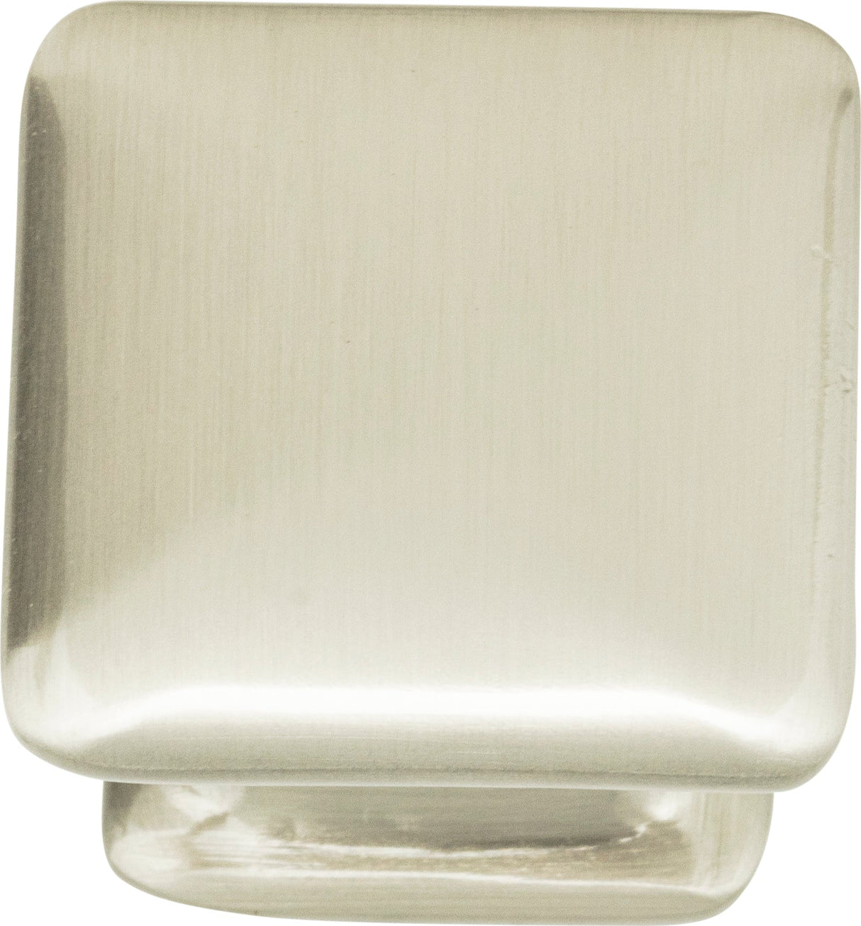 Atlas Homewares Alcott Square Knob 1 1/4 Inch Brushed Nickel