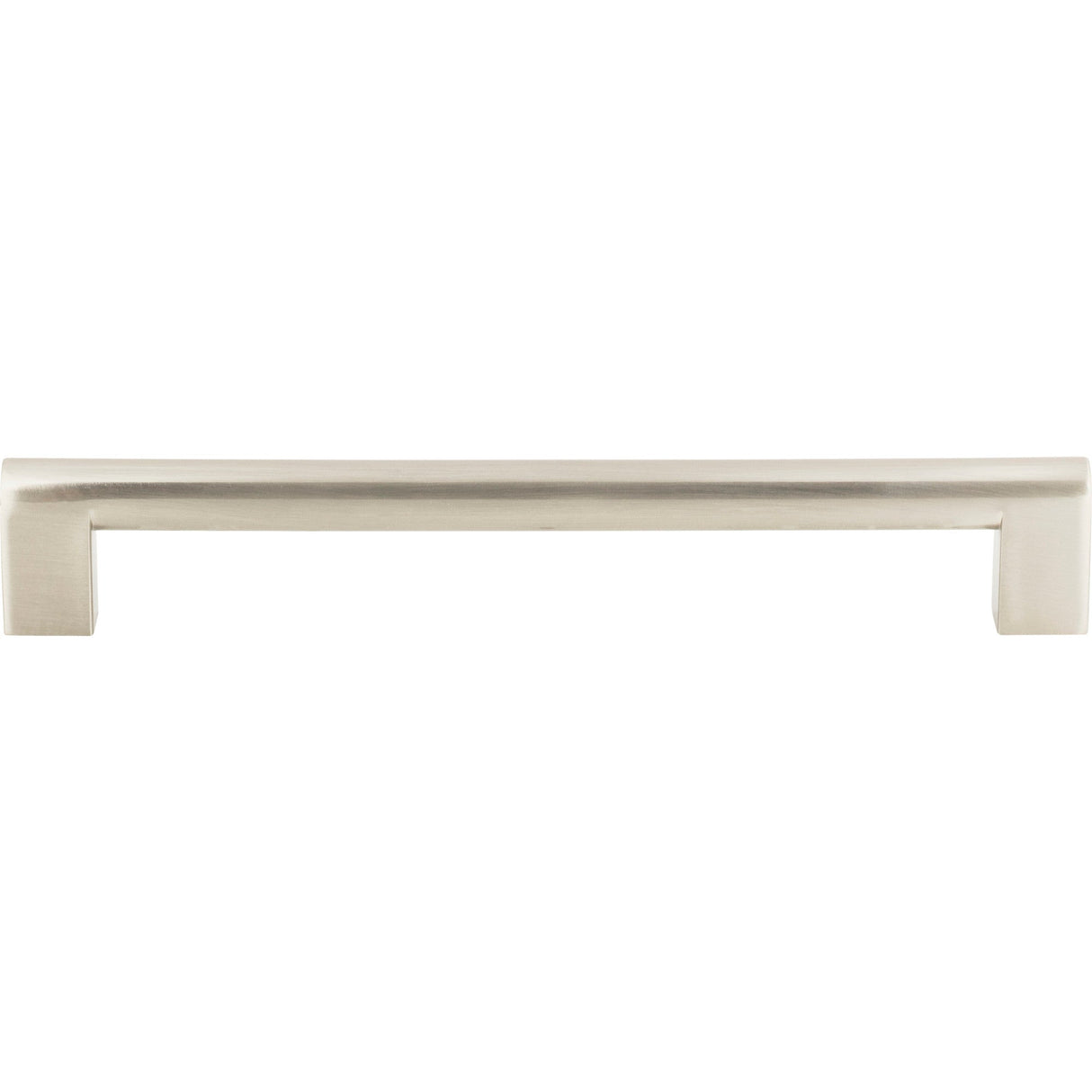Atlas Homewares Round Rail Pull 7 9/16 Inch (c-c) Brushed Nickel